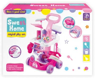 Pink Cleaning Play Set