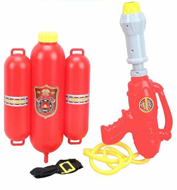 Firemans Water Gun And Backpack