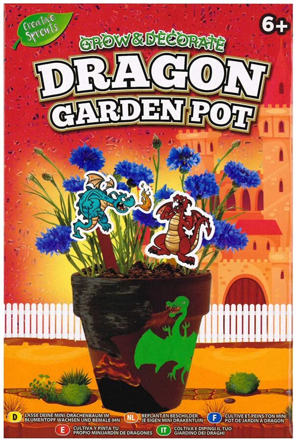 Grow & decorate Dragon Garden Pot