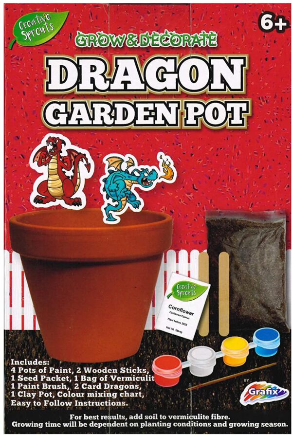 Grow & decorate Dragon Garden Pot