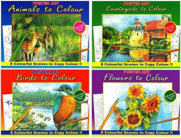 Nature Colouring Books