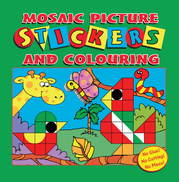 Mosaic Picture Sticker And Colouring