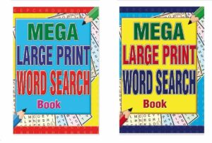 Mega Large Print Word Search Books