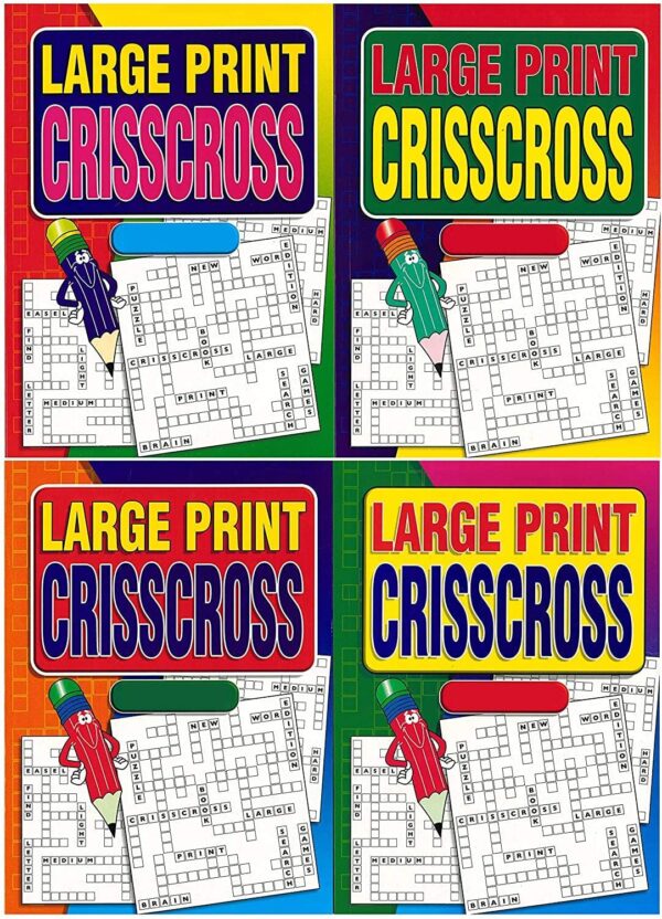Large Crisscross Puzzle Book