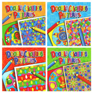 Set Of Four Adult Colouring Books