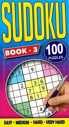 Set Of Four Sudoku Puzzle Books
