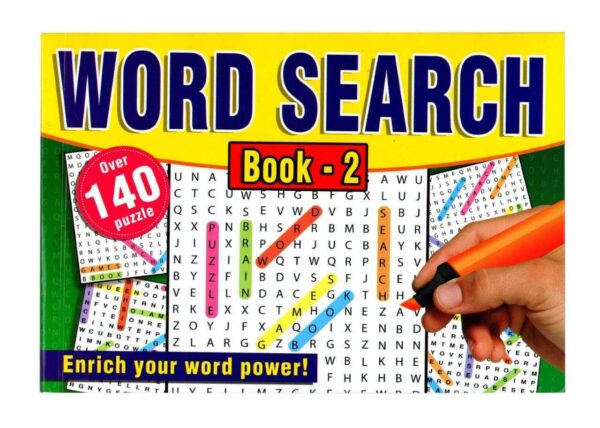 Set of Four Landscape Word Search Puzzle Books