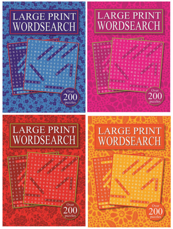 Large print Word Search Books