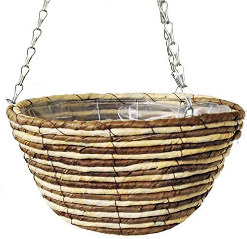 Wicker Rope Hanging Basket
