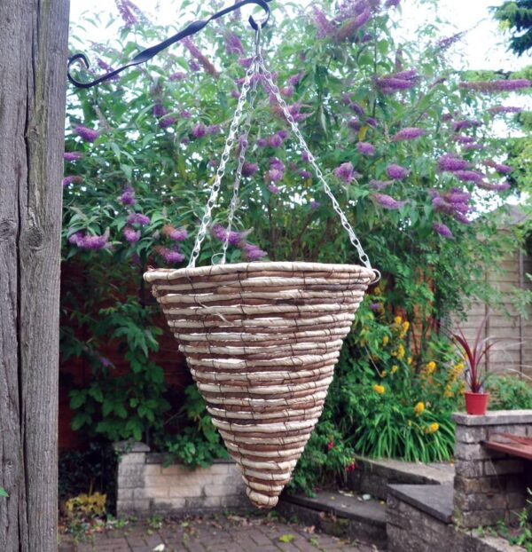 Rope Cone Hanging Basket