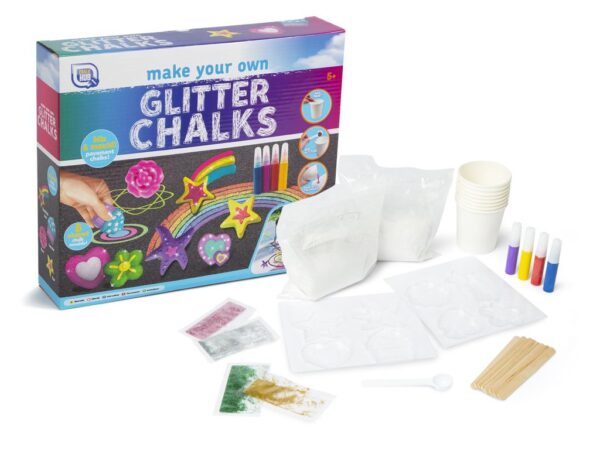 Make Your Own Glitter Chalks