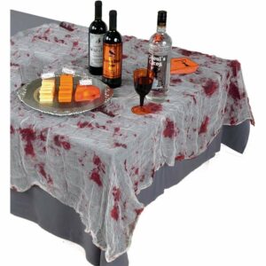 Bloody Gauze Halloween Tablecloth