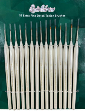 15 Assorted Extra Fine Paint Brush Set