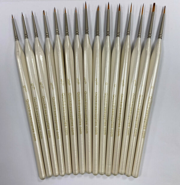 15 Assorted Extra Fine Paint Brush Set
