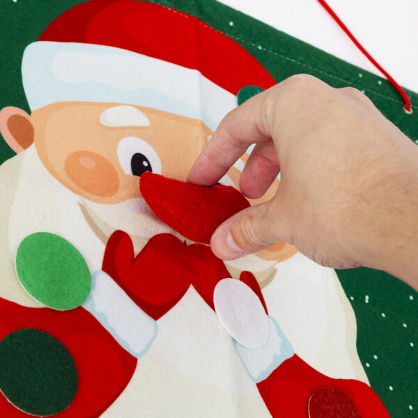 Pin The Nose On Santa Game