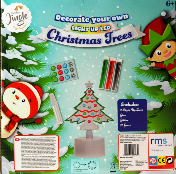 Decorate Your Own LED Light Up Christmas Tree