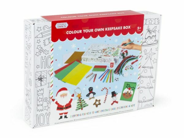Colour Your Own Christmas Keepsake Box