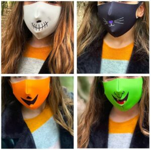 Halloween COVID face Masks