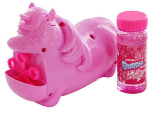 Pink Unicorn Bubble Machine