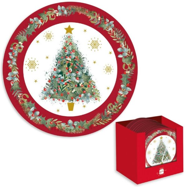 Christmas Party Paper Plates