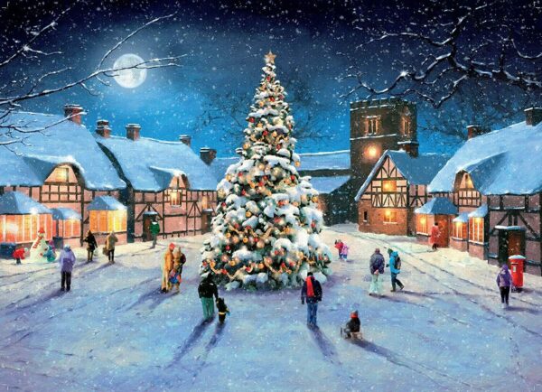 Set Of Two 1000 Piece Christmas Jigsaw Puzzles