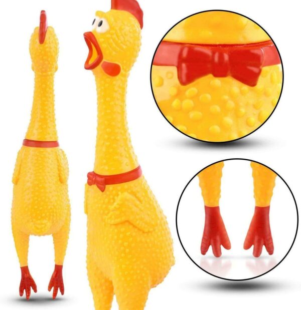 46cm Rubber Chicken Toy