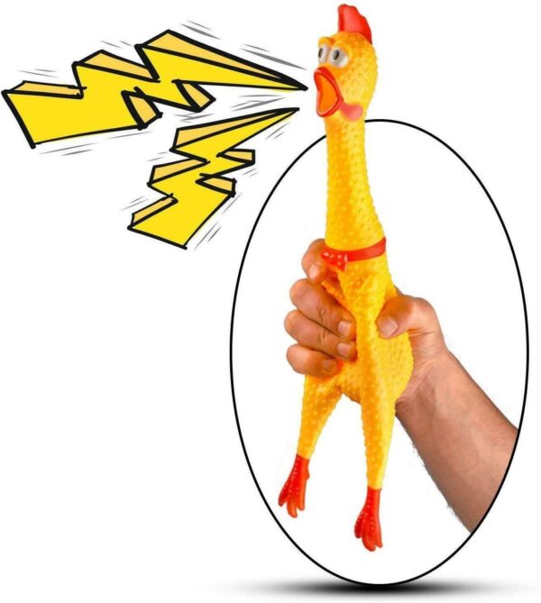 46cm Rubber Chicken Toy