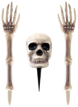 Buried Alive Skeleton Halloween Decoration