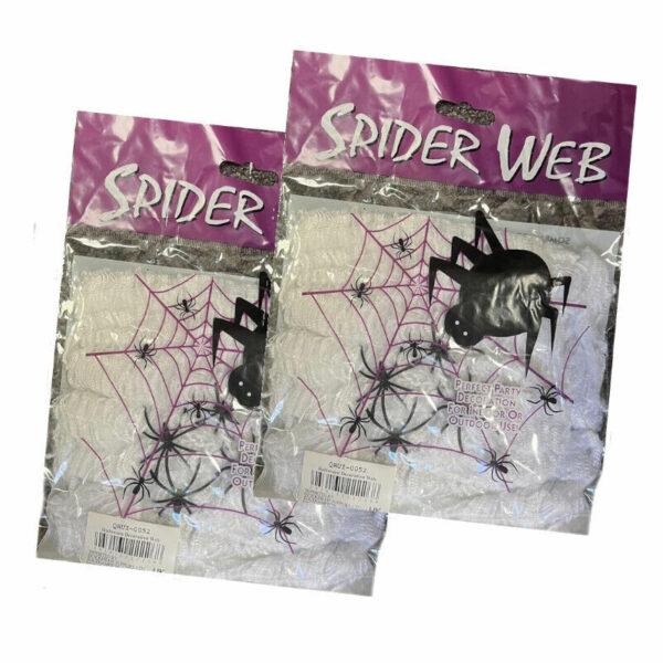 Stretchy Spider Web Halloween Decoration