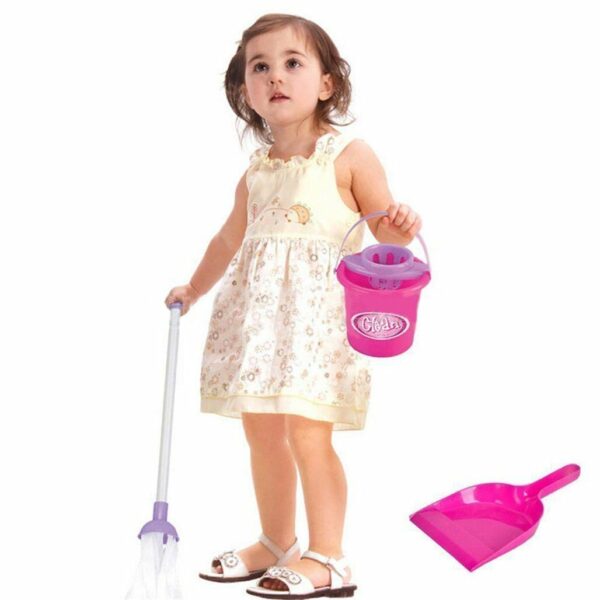 Pink Cleaning Toy Set
