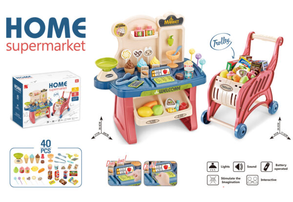 Toy Supermarket Shopping Set