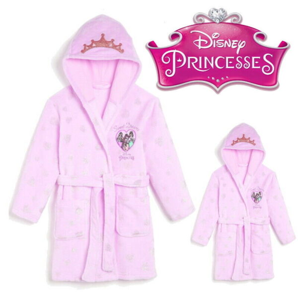Disney princess Pink Fleece Bath Robe