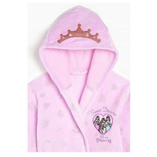 Disney princess Pink Fleece Bath Robe