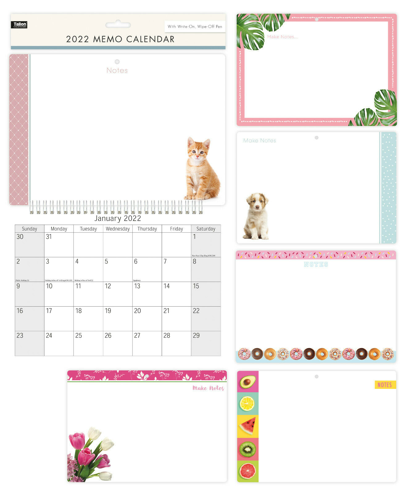 2021 New Monthly Memo Board Wall Calendar Family Organiser White Board With Pen.
