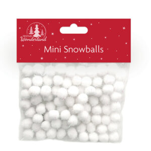 Mini Snowball Craft Decorations