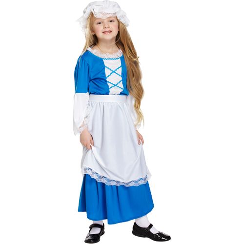 Tudor Girl Fancy Dress Ciostume