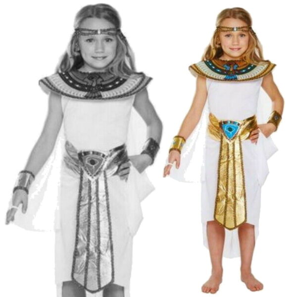 Child Egytian Girl Fnacy Dress Costume