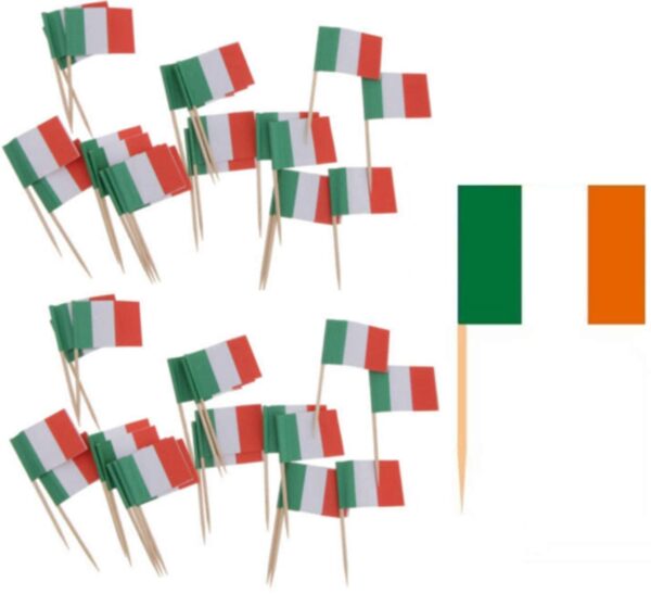 Irish Flag Cocktail Sticks