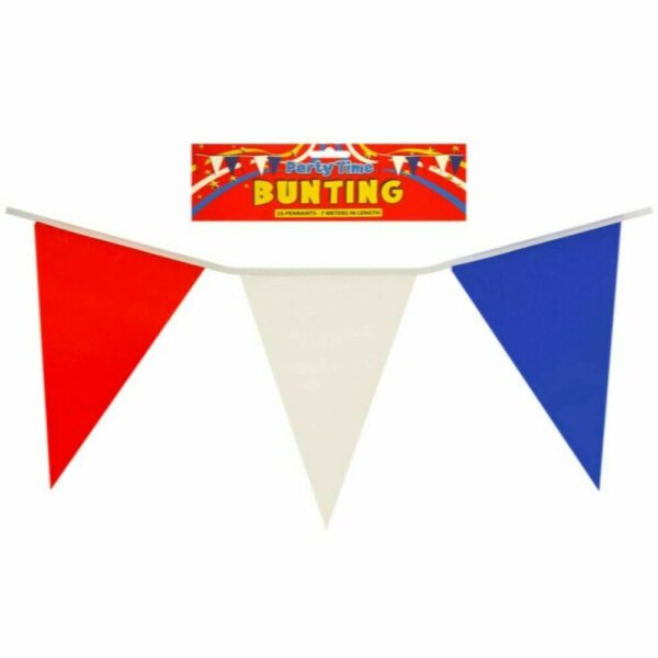 Red Whie & Blue Flag Bunting