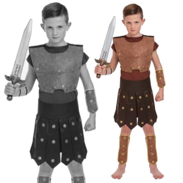 Deluxe Roman Soldier Fancy Dress Costume