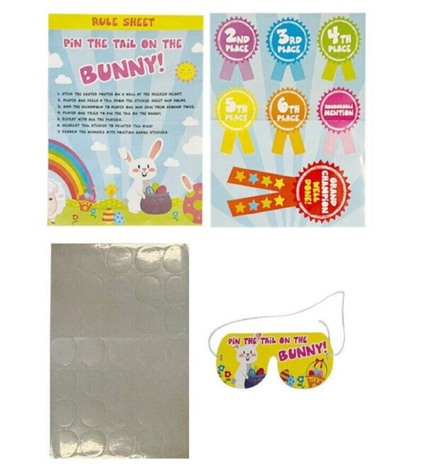 Pin The Tail On The Bunnit Easter Game
