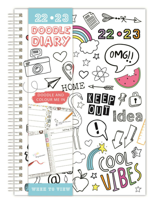 Week To View Academic Doodle Diary