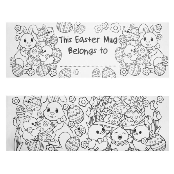 Colour Your Own Easter Mugs