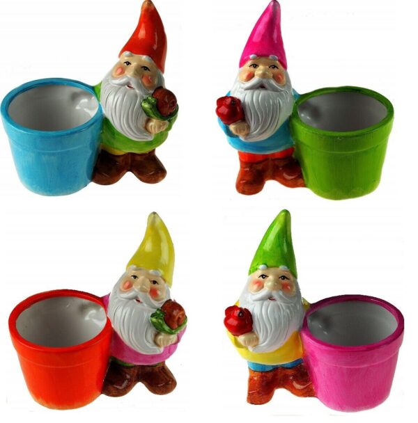 Ceramic Garden Gnome Flower Pot