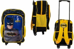 Batman Backpack With Handle & Wheels