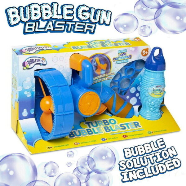 Turbo Blaster Bubble Gun Machine