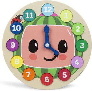 Cocomelon Wooden Learning Clock