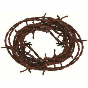 Fake Rusty Barbed Wire