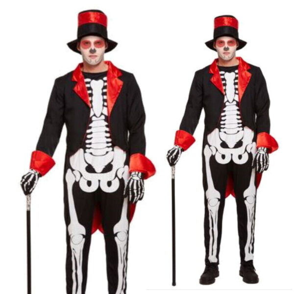 Adult Day Of The Dead Halloween Fancy Dress Costume