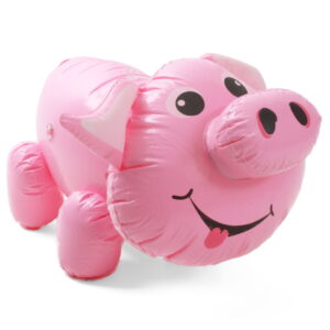55cm Inflatable Pig